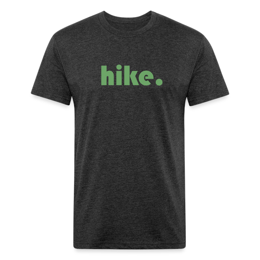 hike - Premium Graphic Tee - heather black