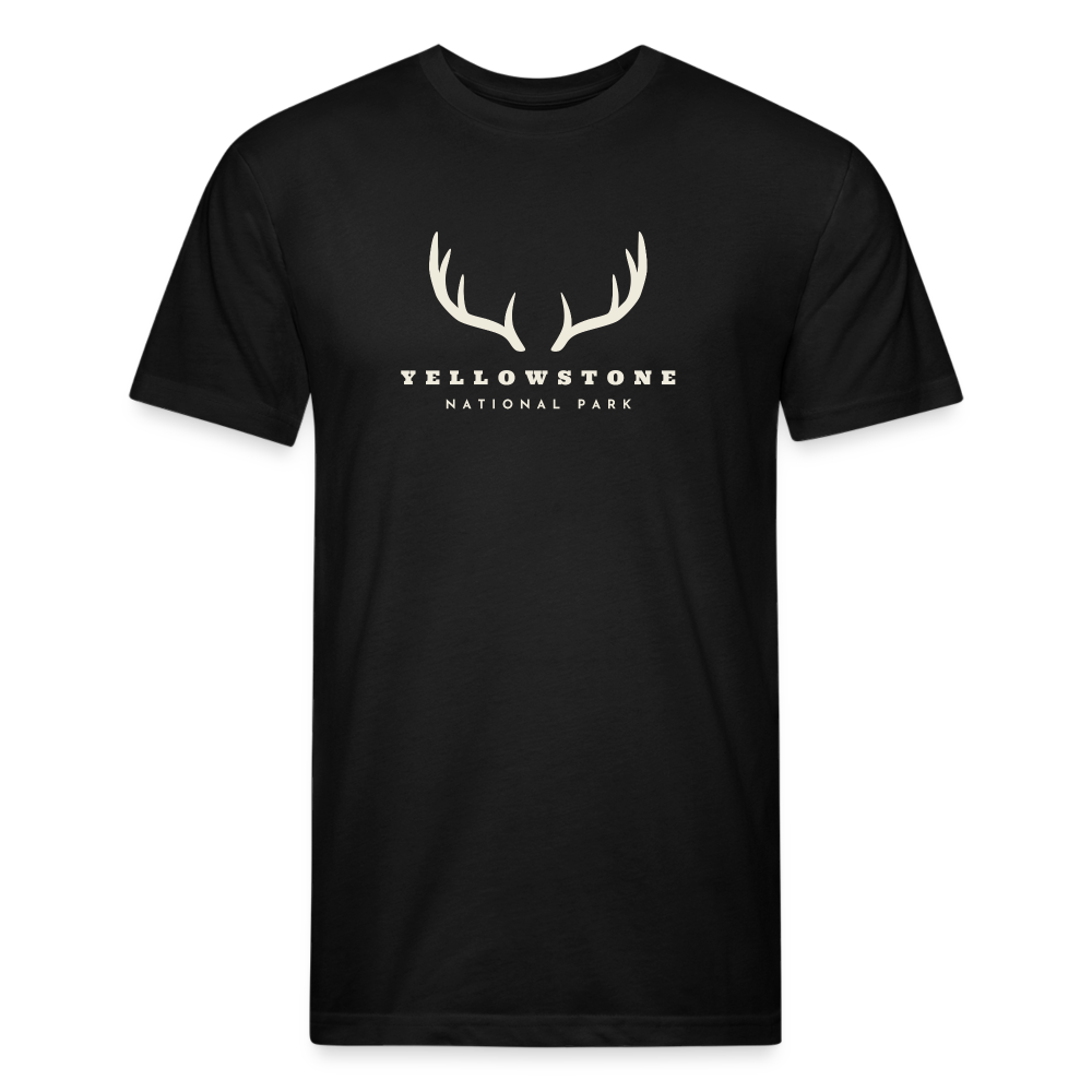 Yellowstone (antlers) - Premium Graphic Tee - black