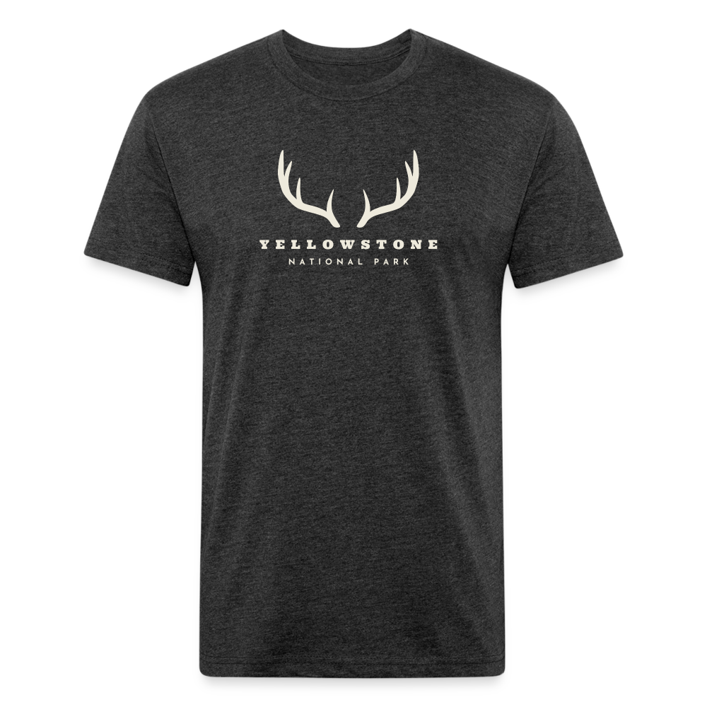 Yellowstone (antlers) - Premium Graphic Tee - heather black