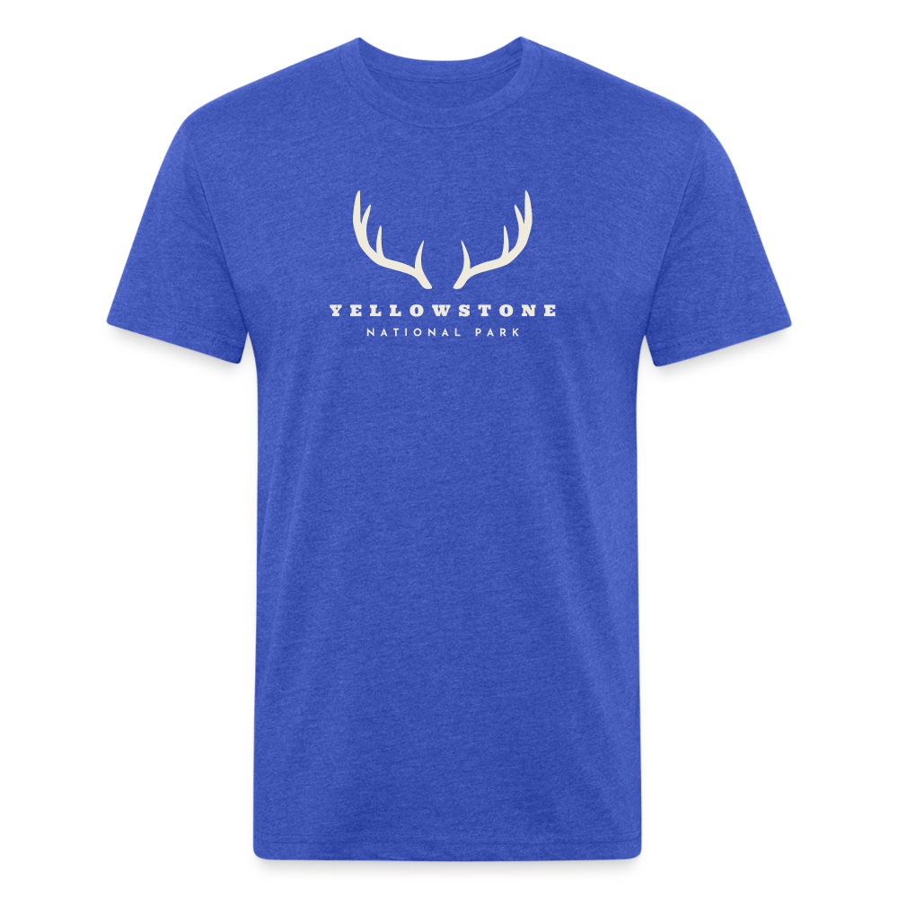 Yellowstone (antlers) - Premium Graphic Tee - heather royal