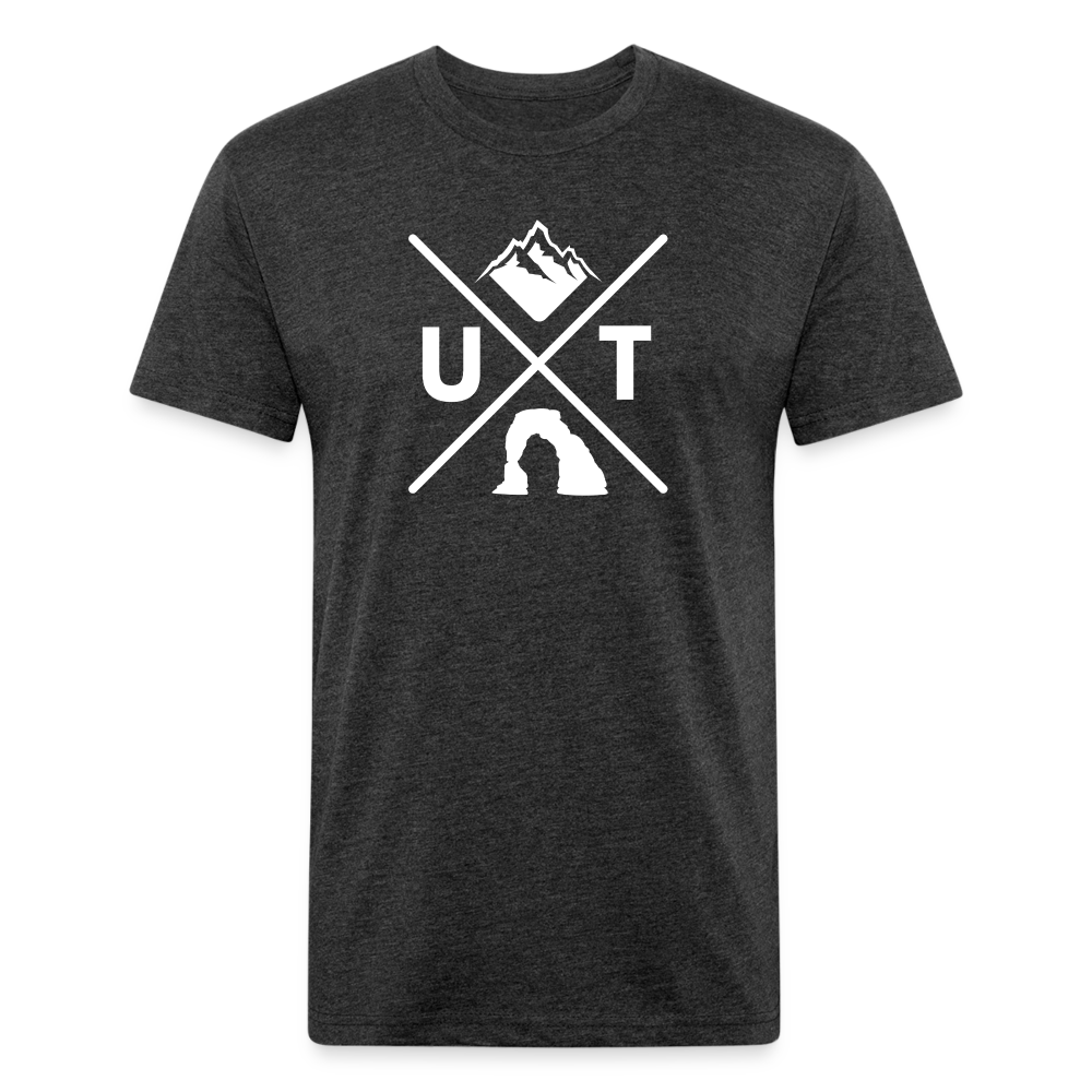 Utah X - Premium Graphic Tee - heather black