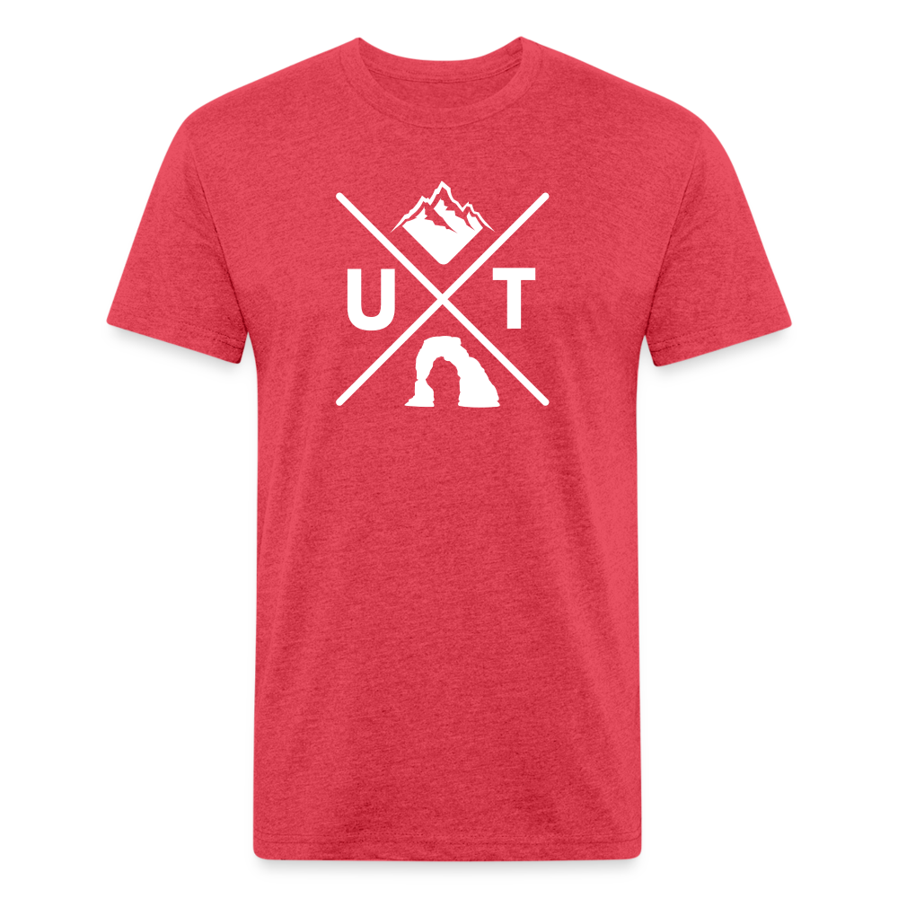 Utah X - Premium Graphic Tee - heather red