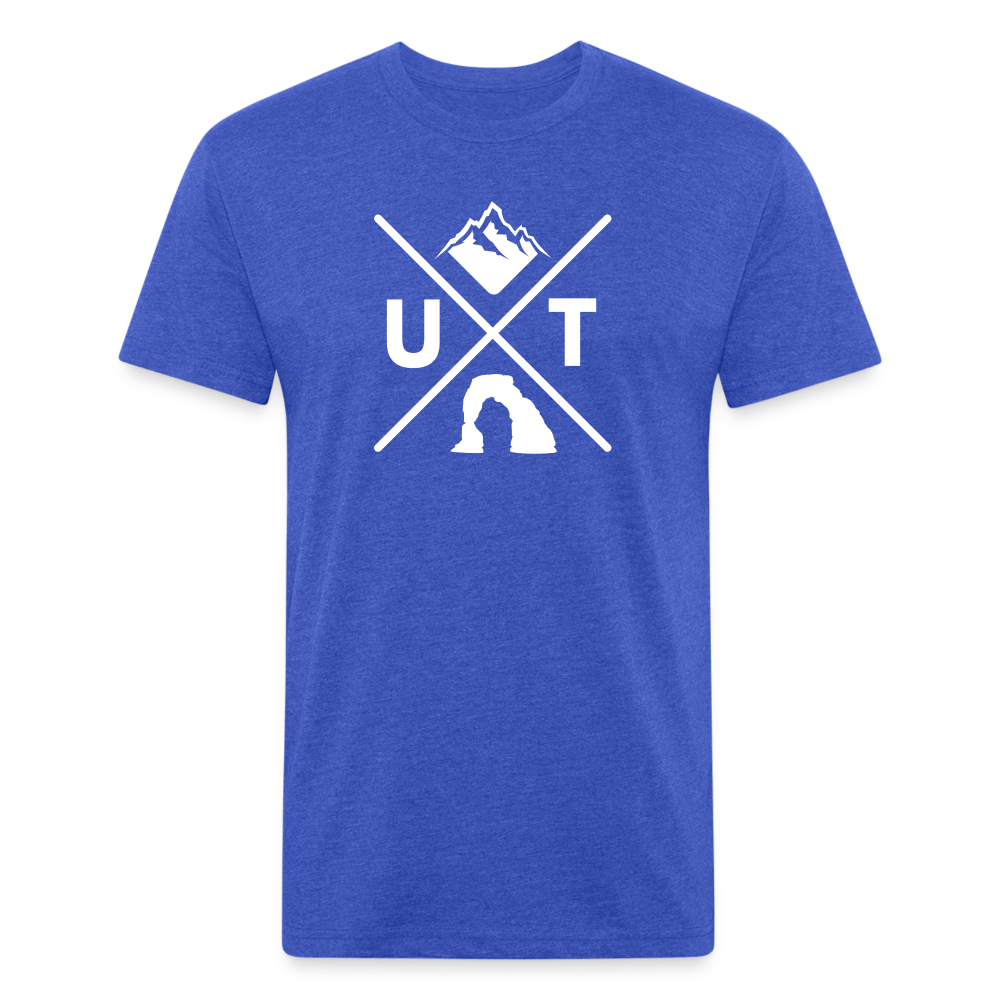 Utah X - Premium Graphic Tee - heather royal