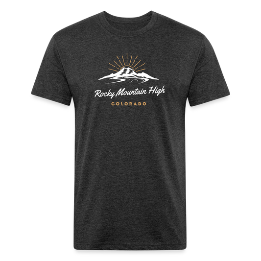 Rocky Mountain High - Premium Graphic Tee - heather black