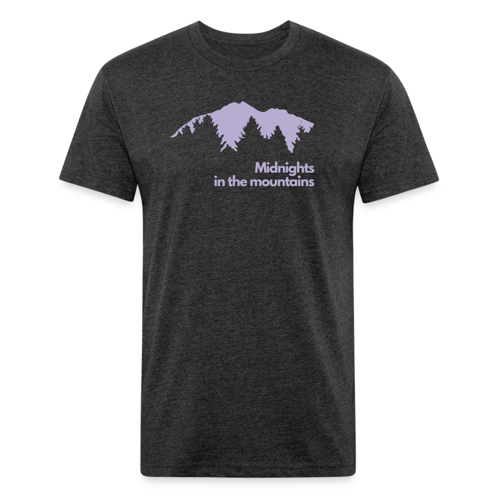 Midnights in the mountains - Premium Graphic Tee - heather black