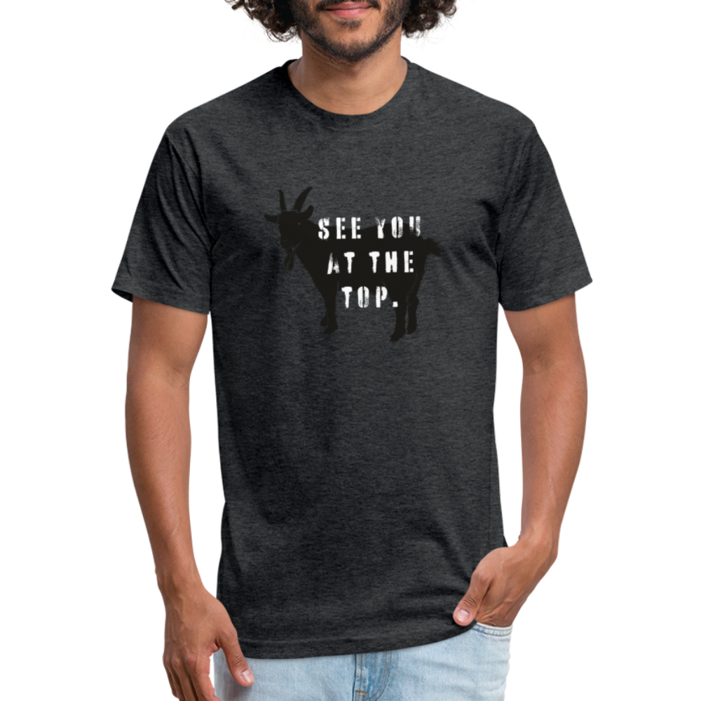 See You At the Top - Premium Graphic Tee - heather black