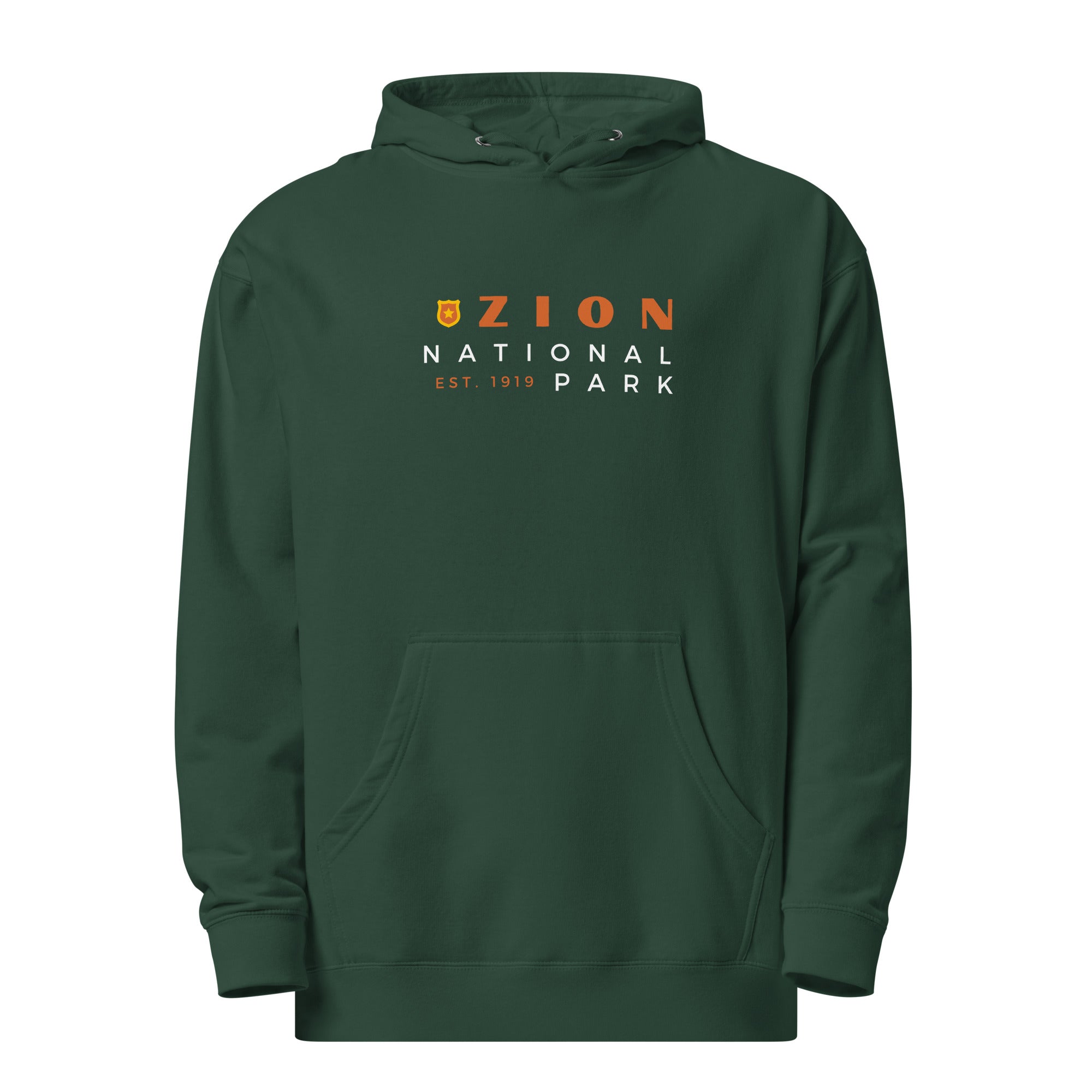 Zion National Park (retro) - Premium Mountain Blend Hoodie