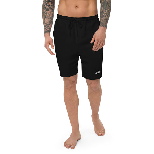 Men's fleece shorts (black)
