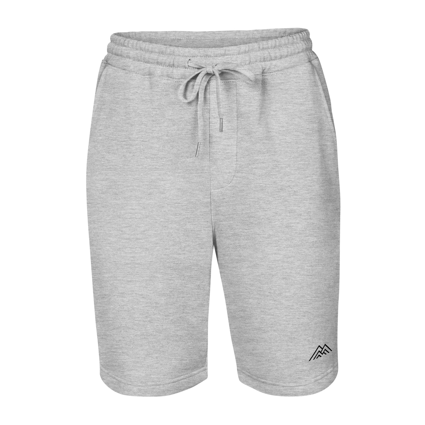 Men's fleece shorts (grey and white)