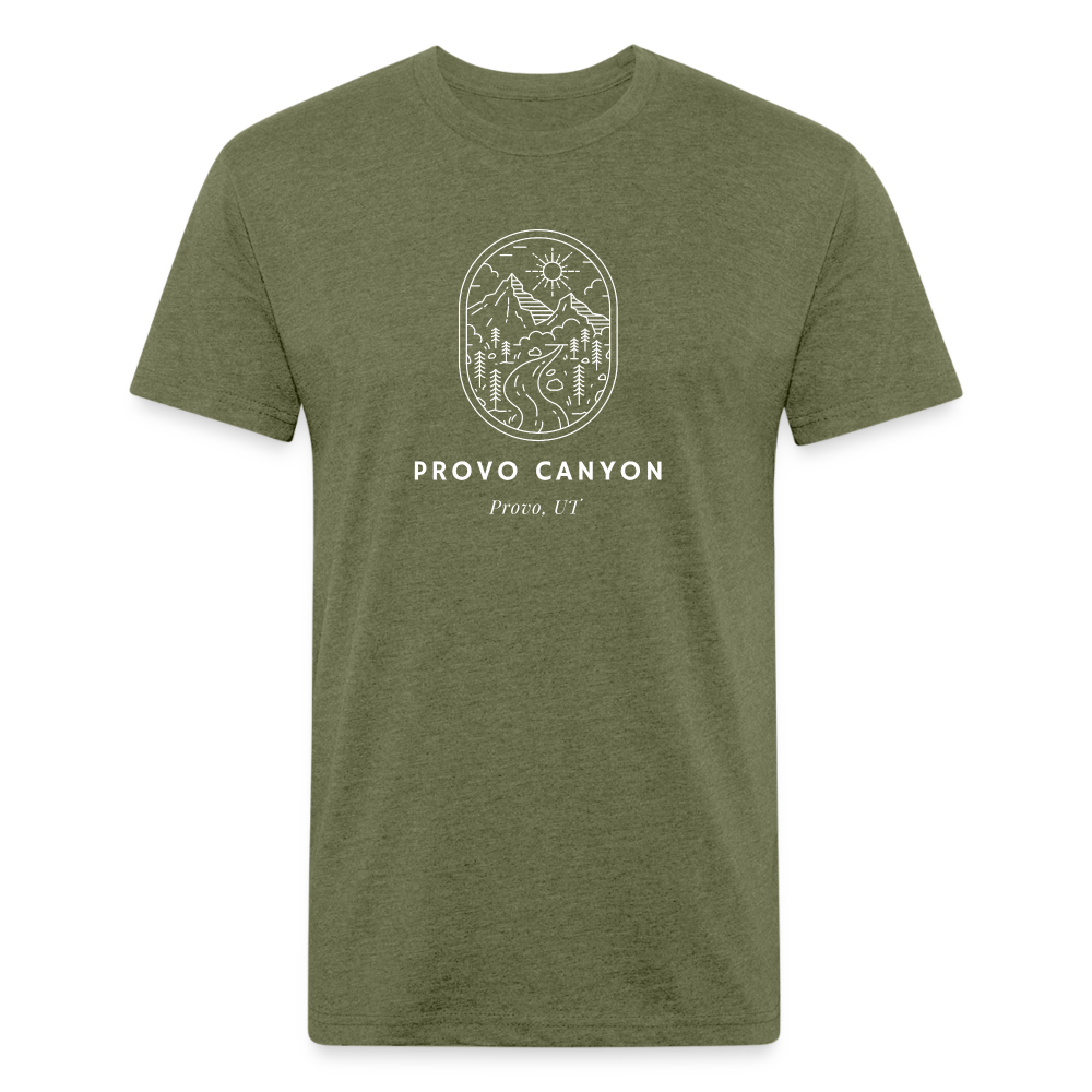Premium Graphic Tee (Provo Canyon) - heather military green