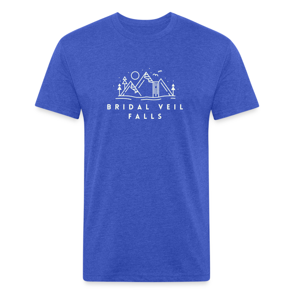 Premium Graphic Tee (Bridal Veil Falls) - heather royal