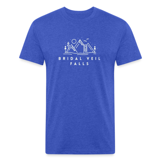 Premium Graphic Tee (Bridal Veil Falls) - heather royal