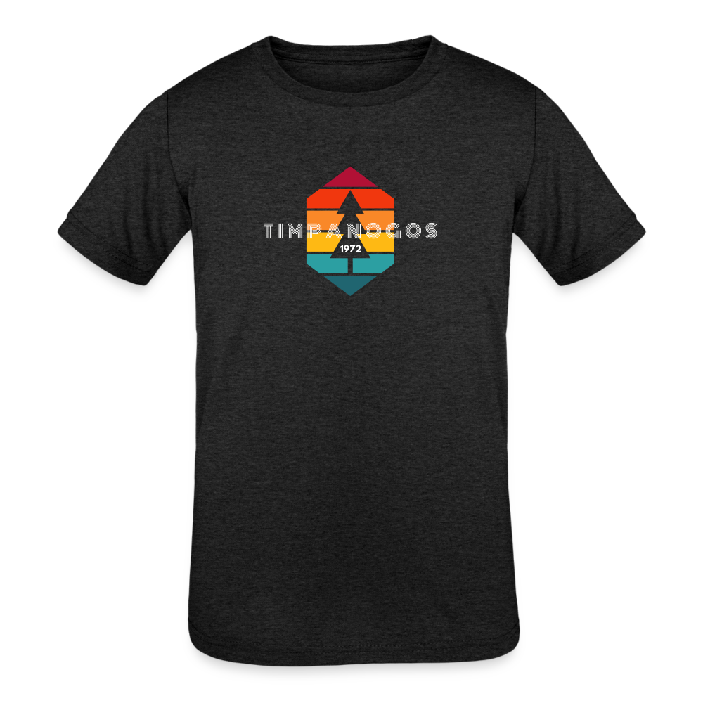 Kids' Tri-Blend T-Shirt (Timpanogos, 1972) - heather black
