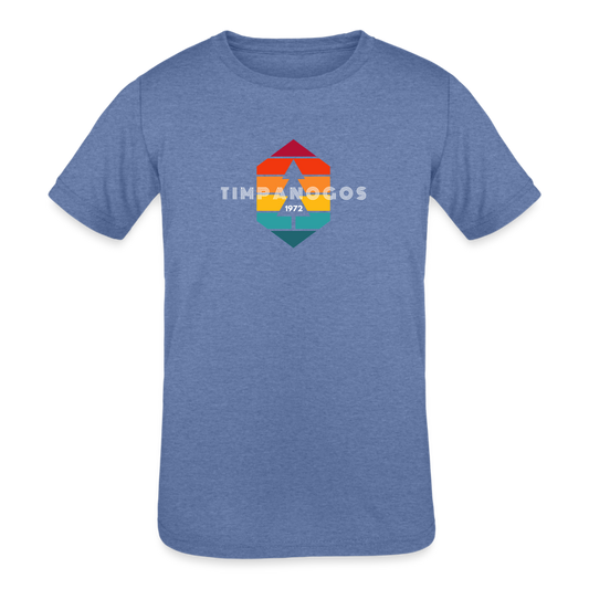 Kids' Tri-Blend T-Shirt (Timpanogos, 1972) - heather blue