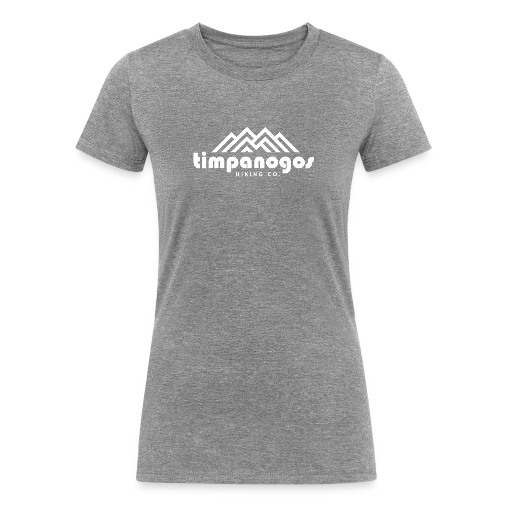 Women's Tri-Blend Organic T-Shirt (Timpanogos Hiking Co.) - heather gray