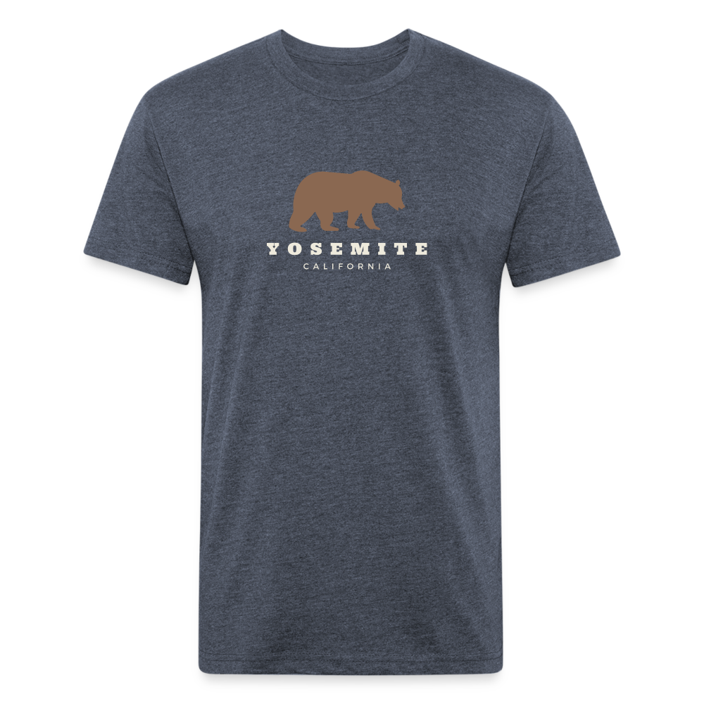 Yosemite - Premium Graphic Tee - heather navy