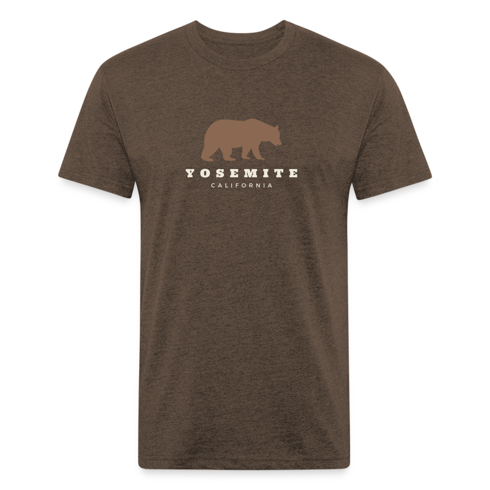 Yosemite - Premium Graphic Tee - heather espresso