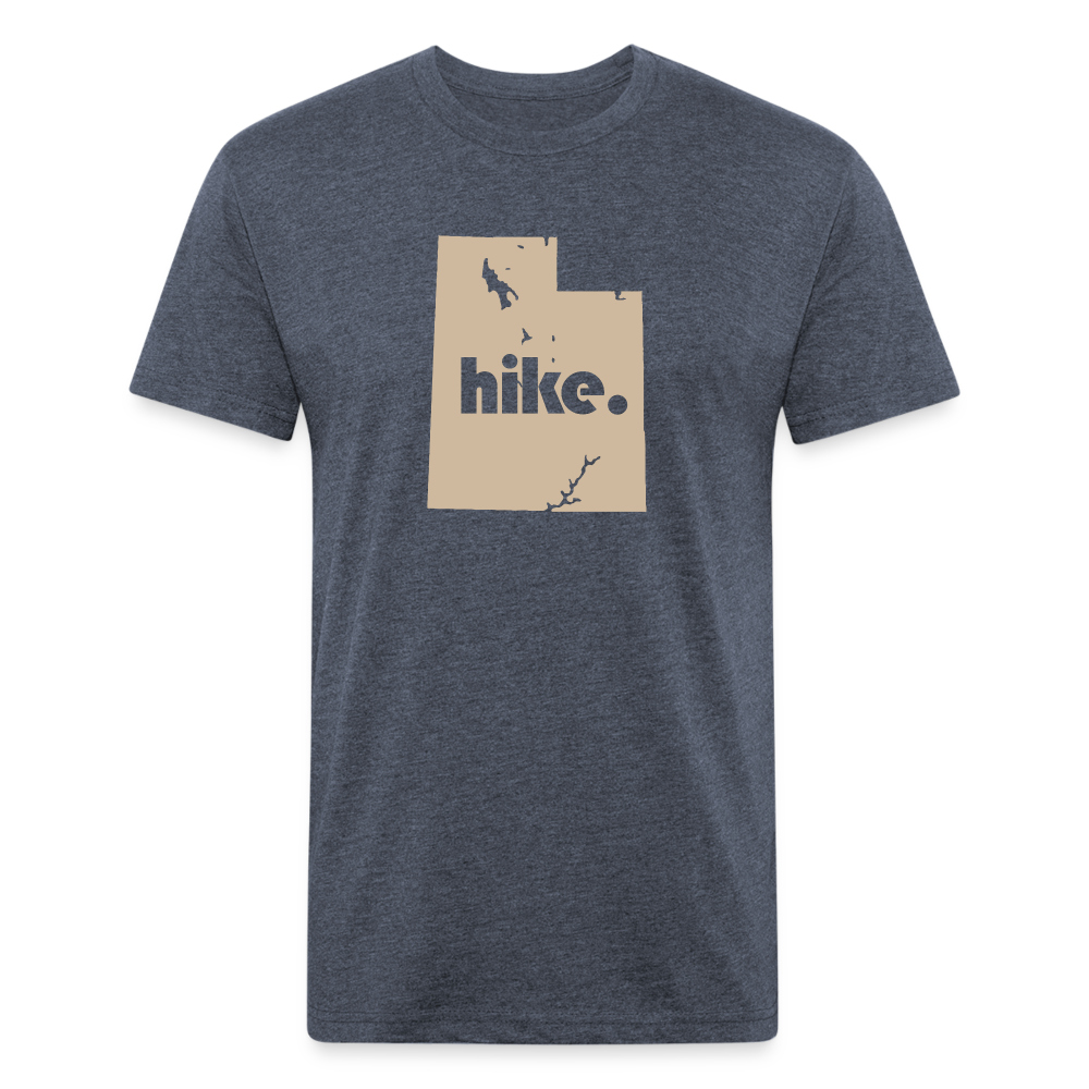 Hike (Utah) - Premium Graphic Tee - heather navy