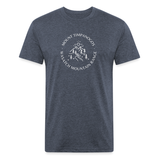 Mount Timpanogos - Premium Graphic Tee - heather navy
