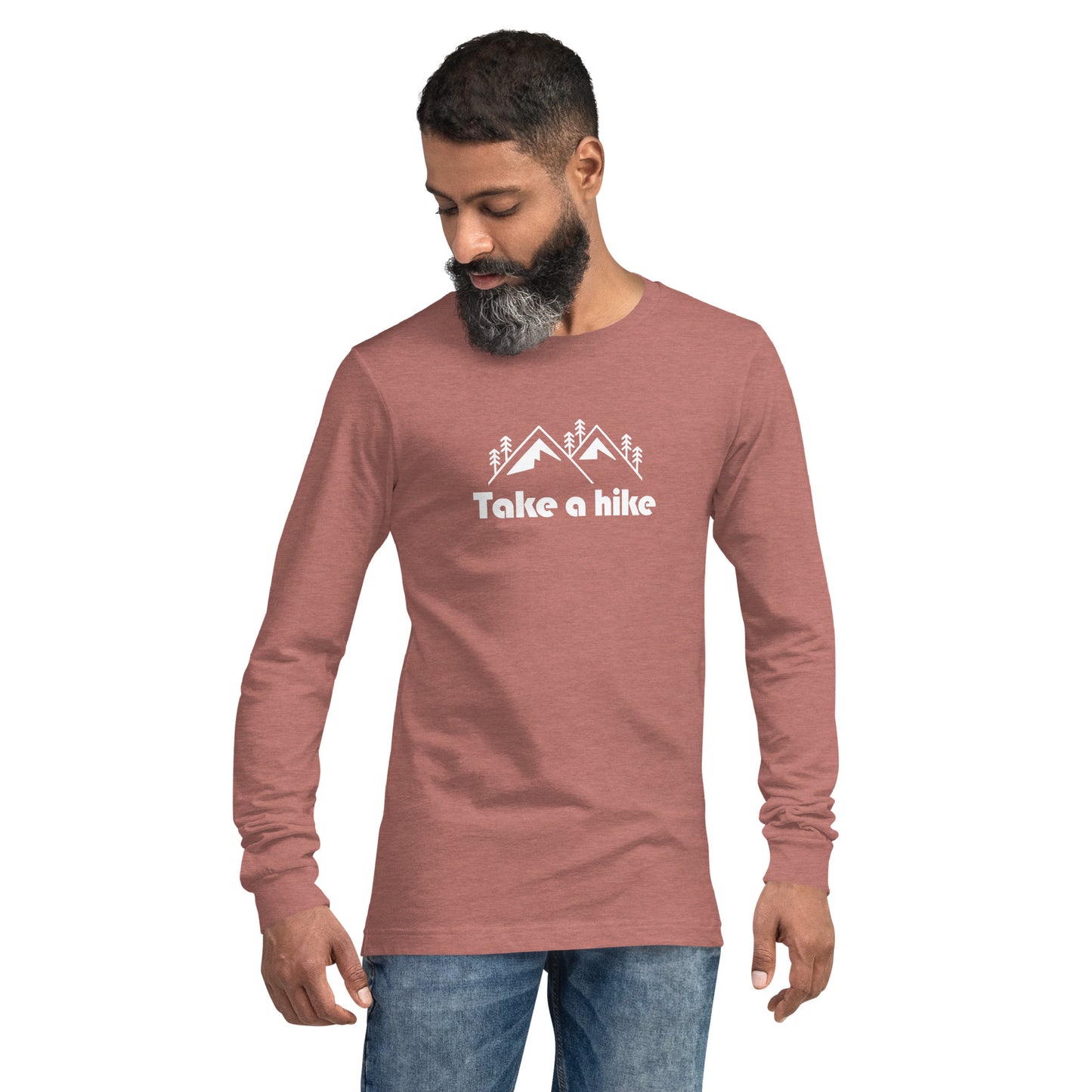 Men's Premium Long Sleeve Tee (Take a Hike)