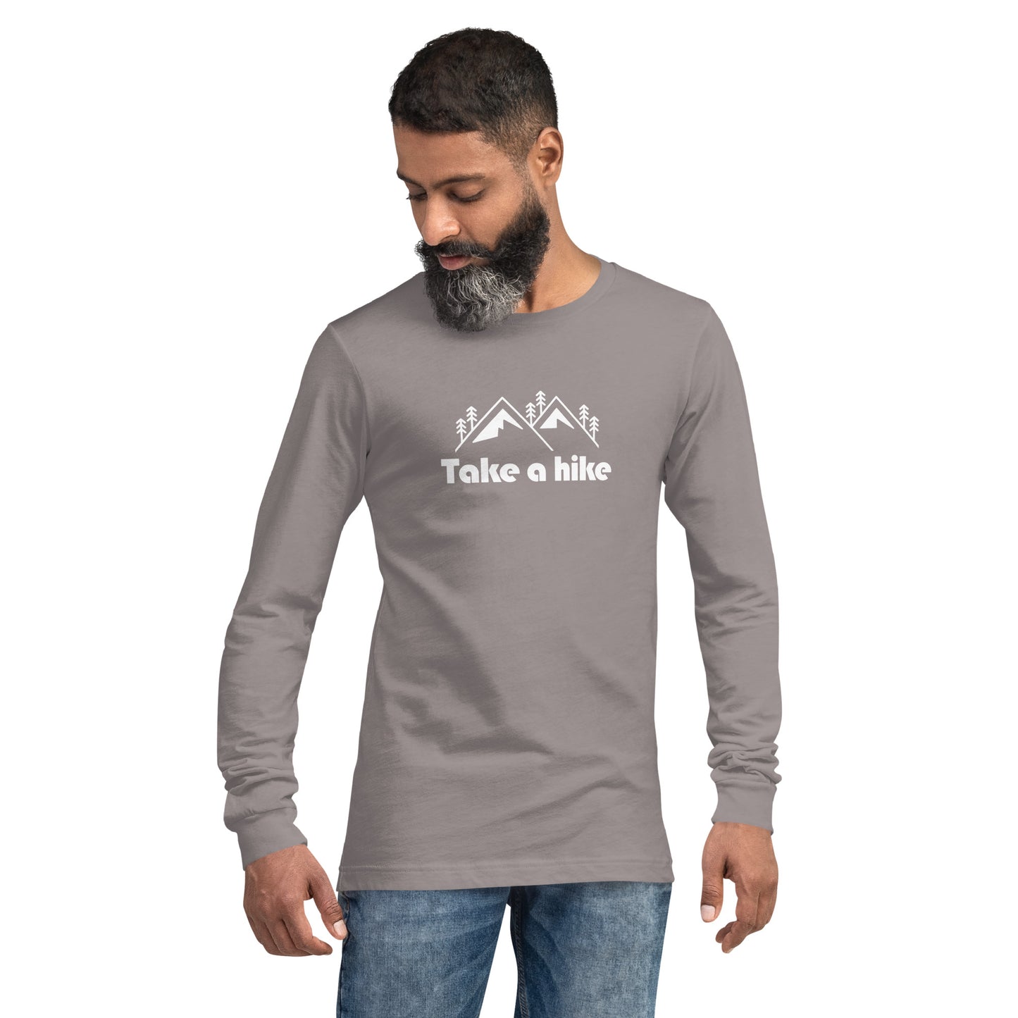 Men's Premium Long Sleeve Tee (Take a Hike)