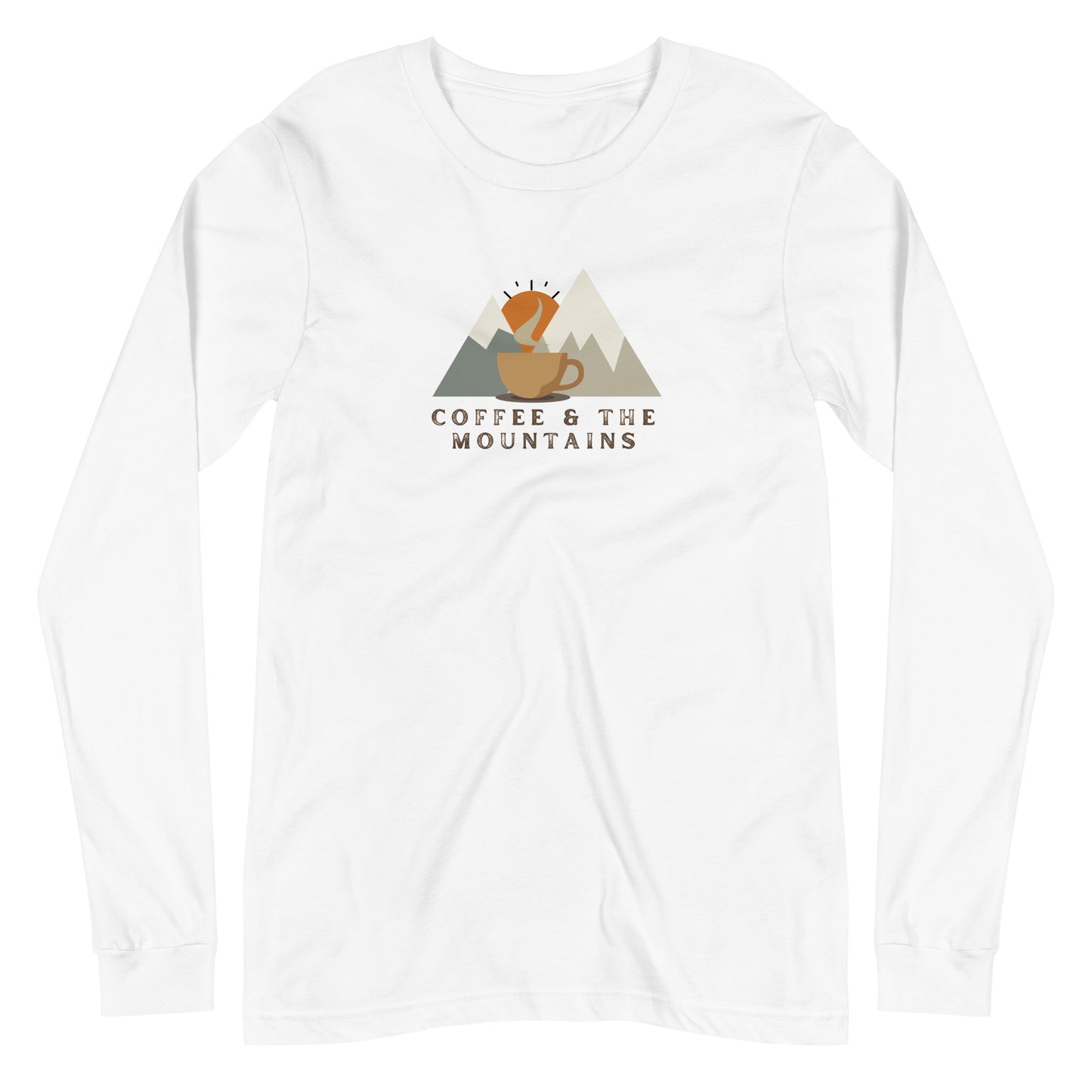 Women's Bella + Canvas Long Sleeve (Coffee & the Mountains)